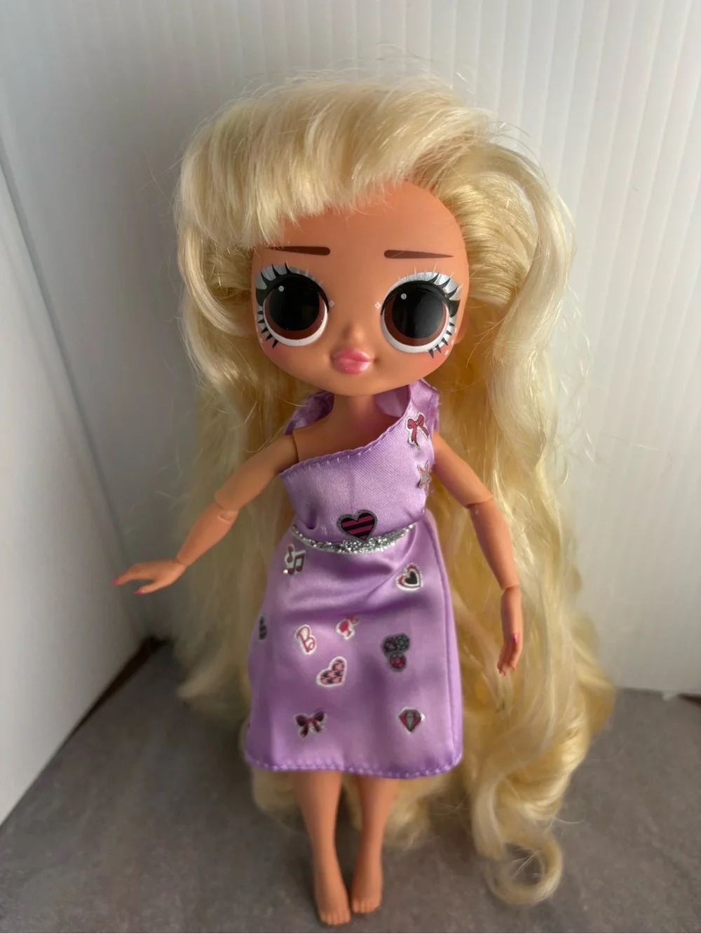 L.O.L. Surprise OMG Fly Gurl Fashion Doll Long Blonde Hair Brown Eyes Dress
